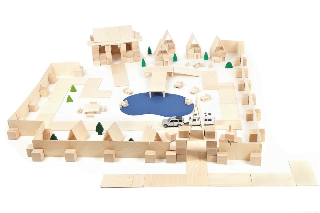 Holzklötze Just Blocks Camping-Großpackung Holzklötze Just Blocks Camping-Großpackung