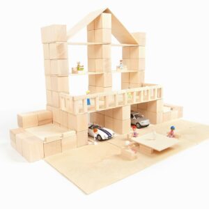 Holzklötze Just Blocks Dollhouse - Mittlere Packung