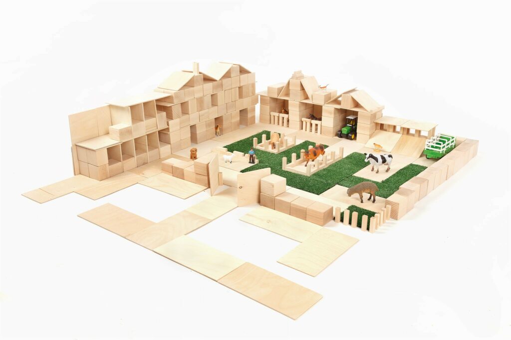 Holzblöcke Just Blocks Farm-Großpackung Holzblöcke Just Blocks Farm-Großpackung