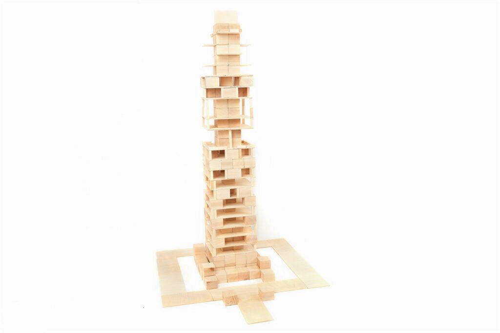 Holzklötze Just Blocks Tower-Großpackung Holzklötze Just Blocks Tower-Großpackung