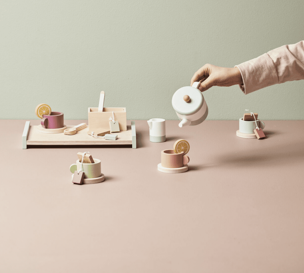 Kids Concept Houten thee set