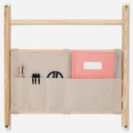 Canvas-Organizer KAOS hellgrau offen