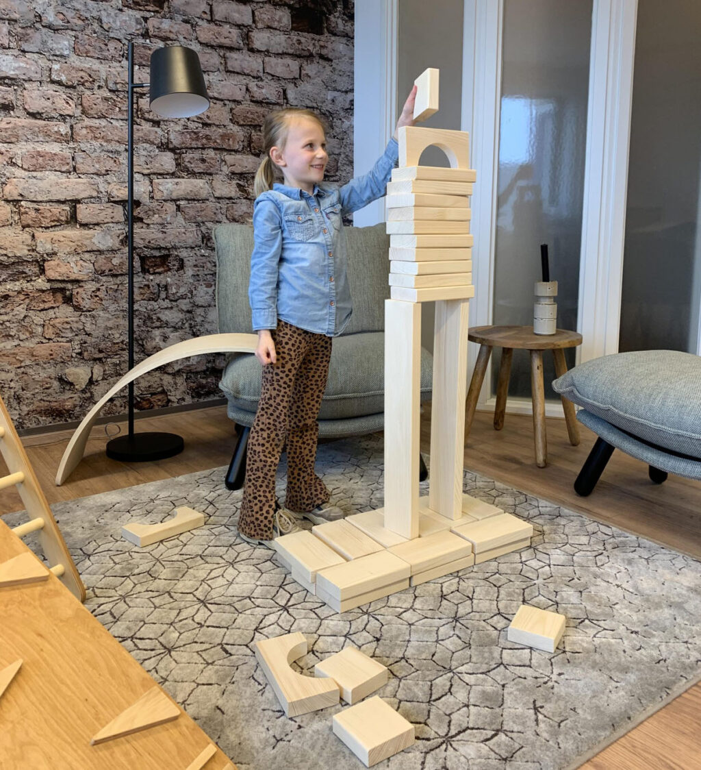 Grote-houten-blokken-sfeer-2 Große Holzklötze - Satz von 41 - Image 2