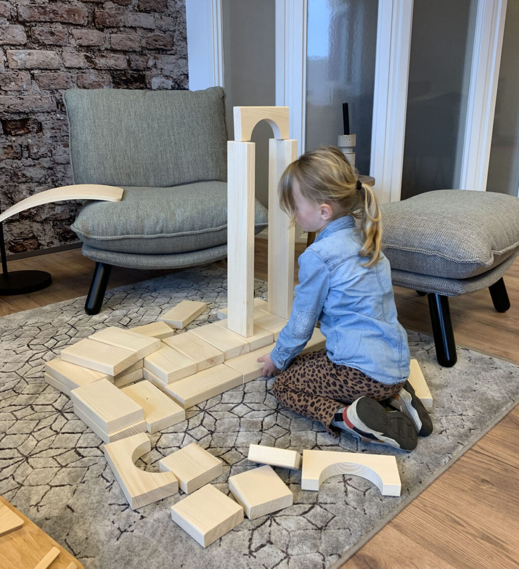 Grote-houten-blokken-spelen Große Holzklötze - Satz von 41 - Image 3