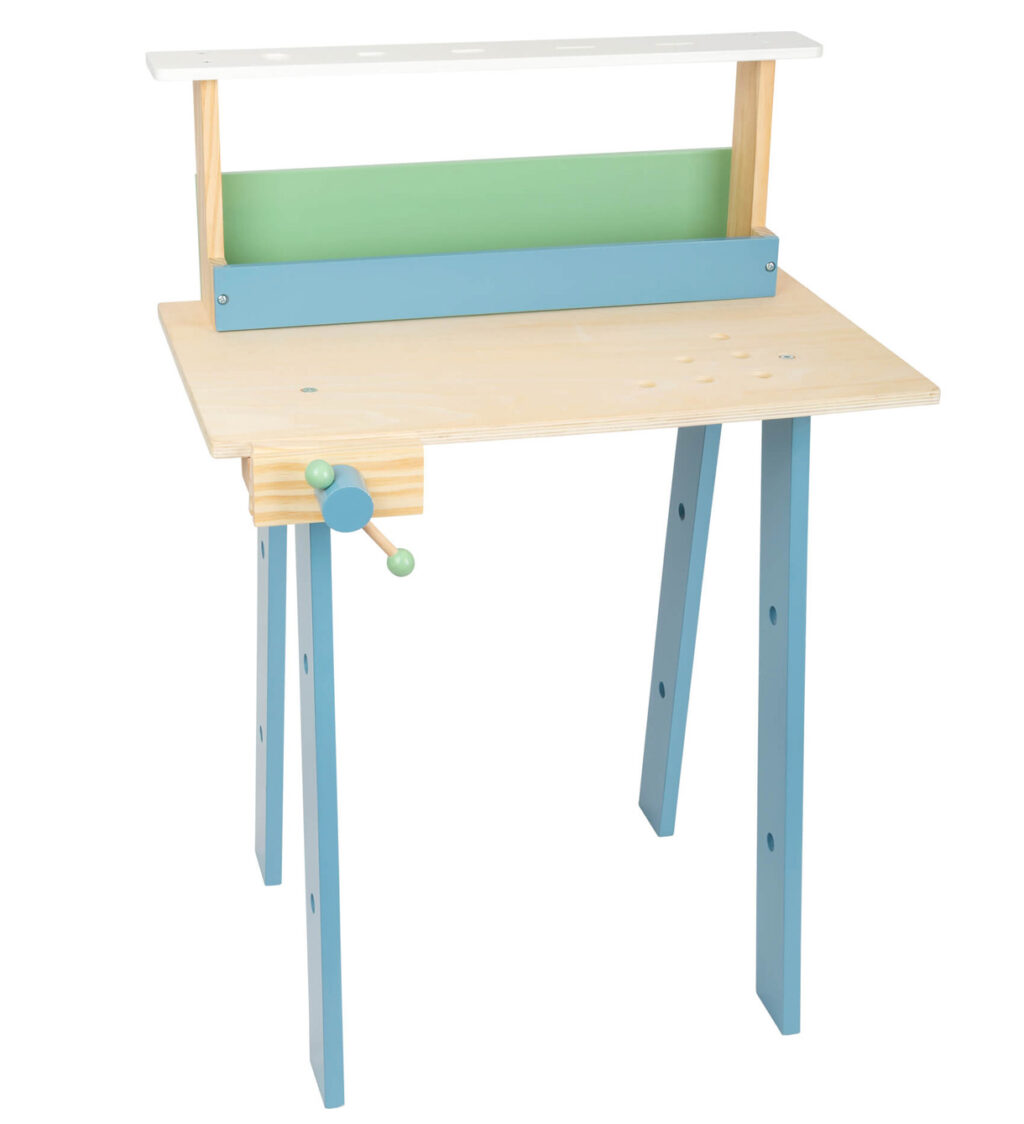 Freistehende Holzwerkbank für Kleinkinder Freistehende Holzwerkbank für Kleinkinder