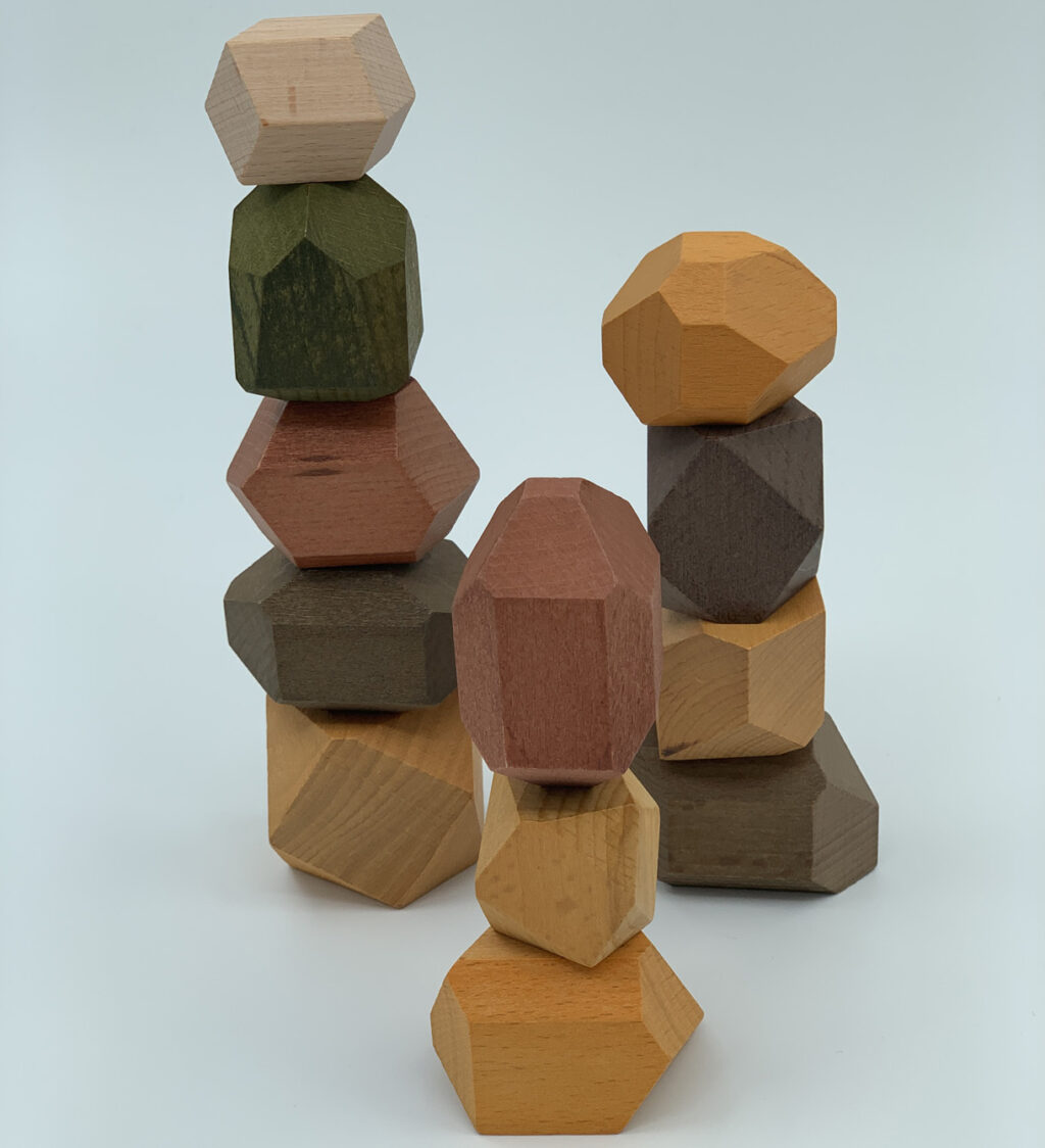 Holzbausteine Balancierklötze Jindl Erdtöne groß Holzbausteine Balancierklötze Jindl Erdtöne groß