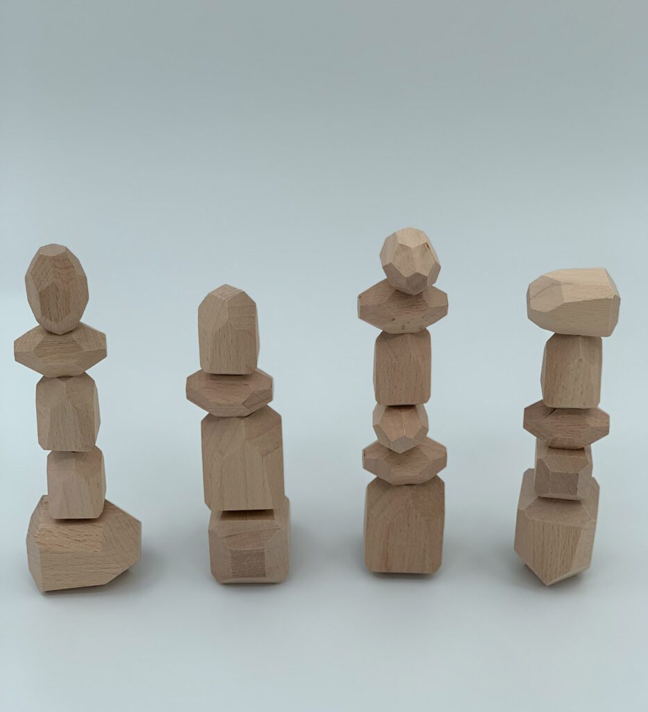 Holzbausteine Balancierklötze Jindl natur 20 Stück