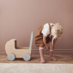 Puppenwagen aus Holz Kids Concept Natural