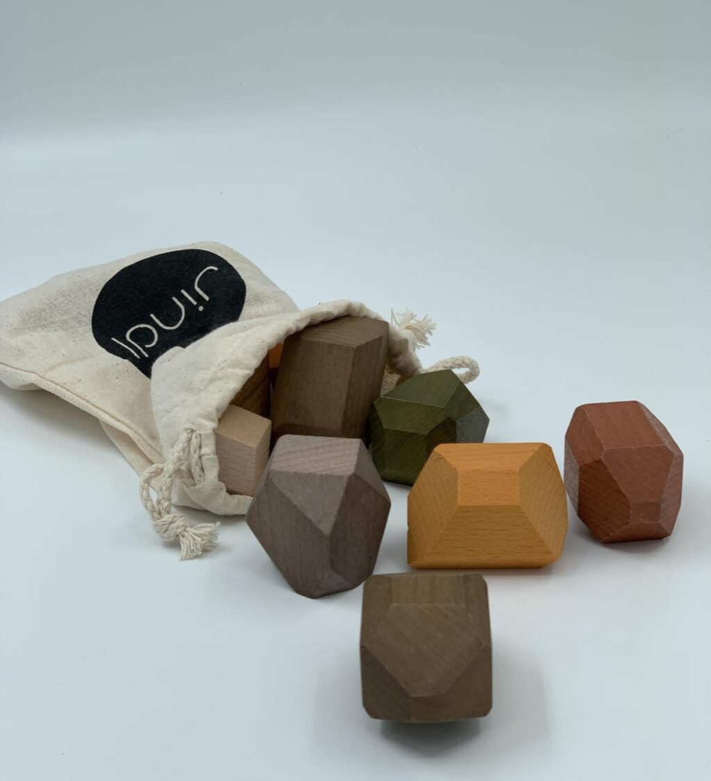 Jindl-Leinenbeutel-mit-Erdton-Ausgleichsblöcken Jindl-Leinenbeutel-mit-Erdton-Ausgleichsblöcken