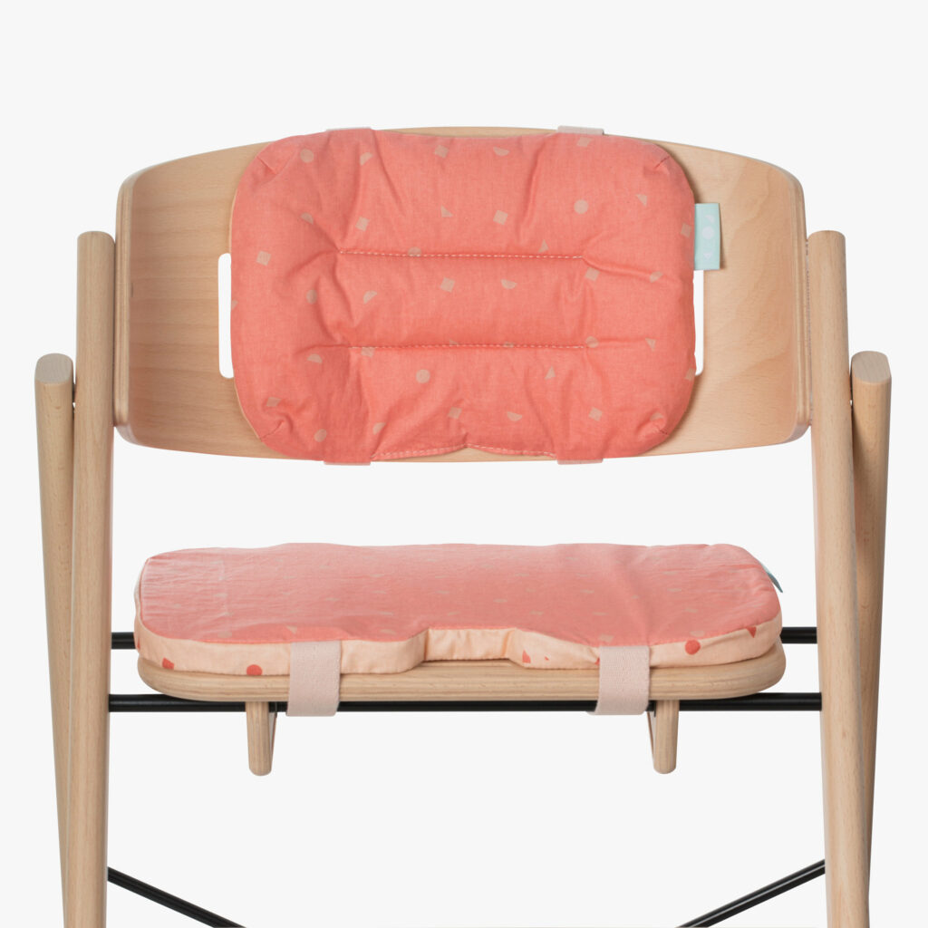 KAOS Kissenset für Hochstuhl Koralle ohne Bügel 1 KAOS Kissenset für Hochstuhl Koralle ohne Bügel 1