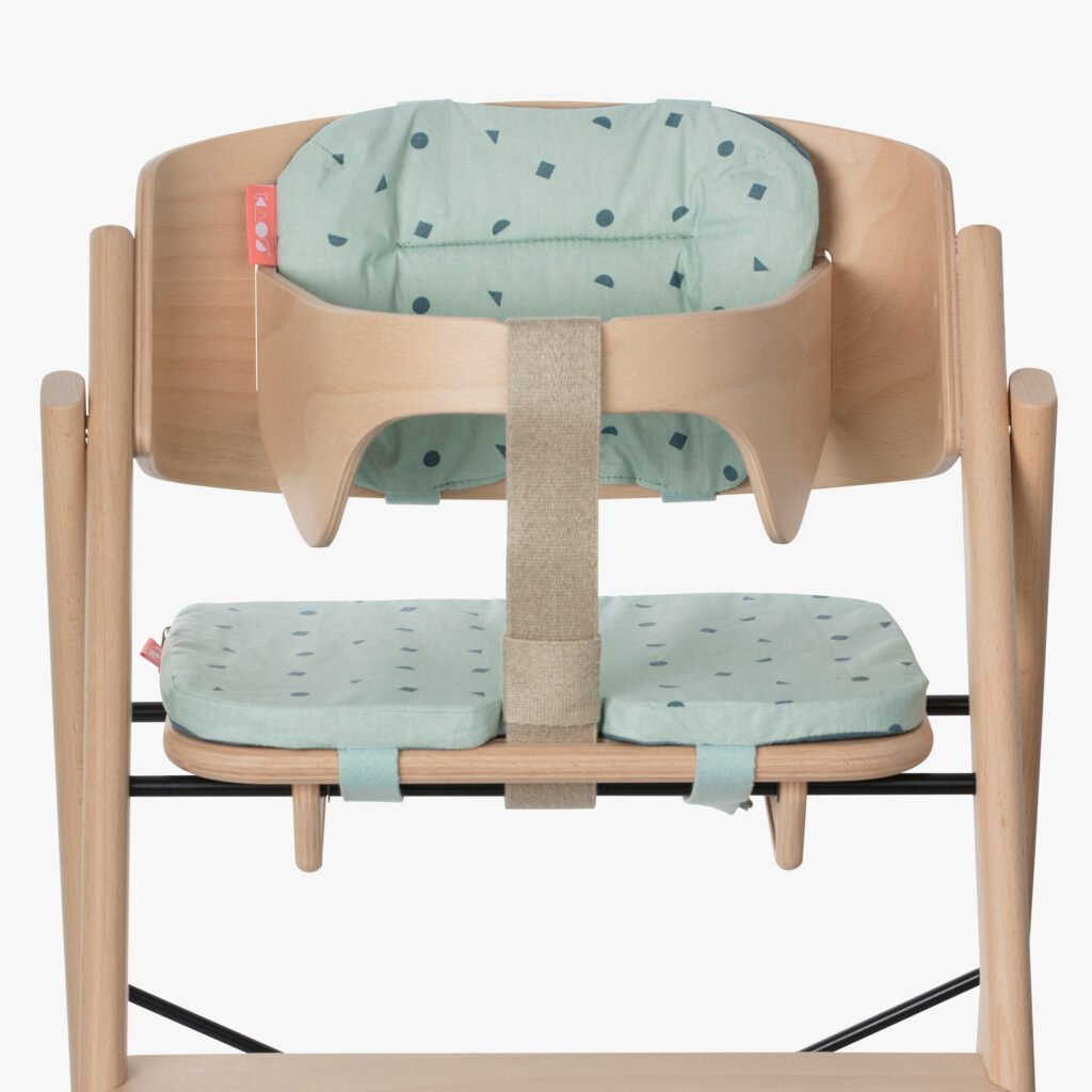 KAOS Kissenset für Hochstuhl Petrol mit Halterung KAOS Kissenset für Hochstuhl Petrol mit Halterung