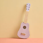 Speelgoedgitaar Kid's Concept lila met stippen