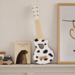 Speelgoedgitaar Kid's Concept zwart wit gevlekt