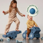MODU Explorer Kit Bauset in Sand Grey und Honey Yellow mit kostenlosem Foam Ball
