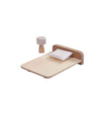 Puppenstubenbett mit Nachtlicht Plantoys
