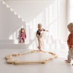 Schwebebalken Holz fügbar Jindl® (3er-Set)