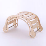 Kletterbogen Holzfarbe