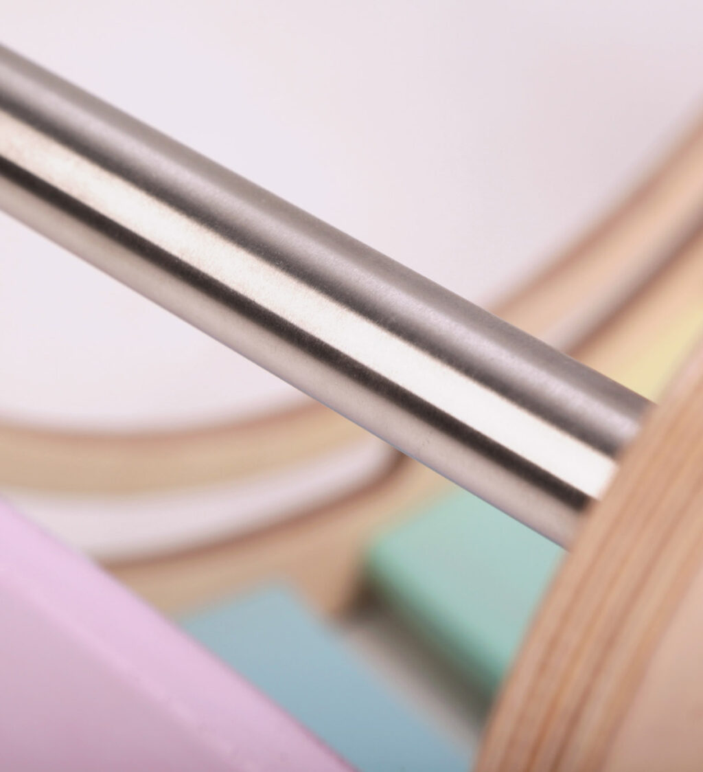 Waldorf-Wippgriff aus Stahl