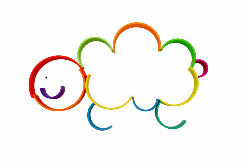 Dëna Regenbogenatmosphäre Neon 1