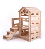 Jindl modulares Holzspielhaus für den Innenbereich