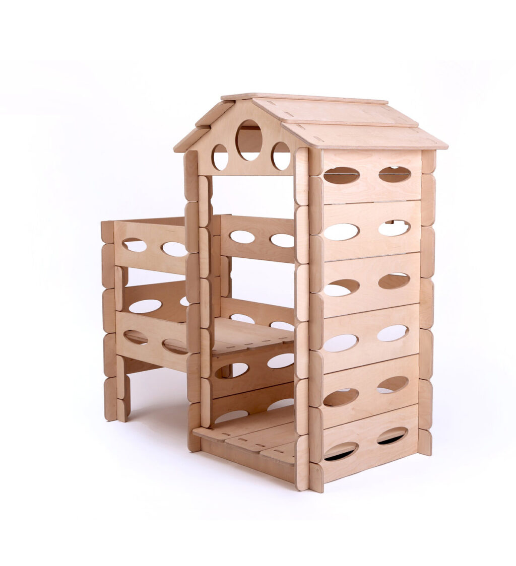 Modulares Holzspielhaus von Jindl