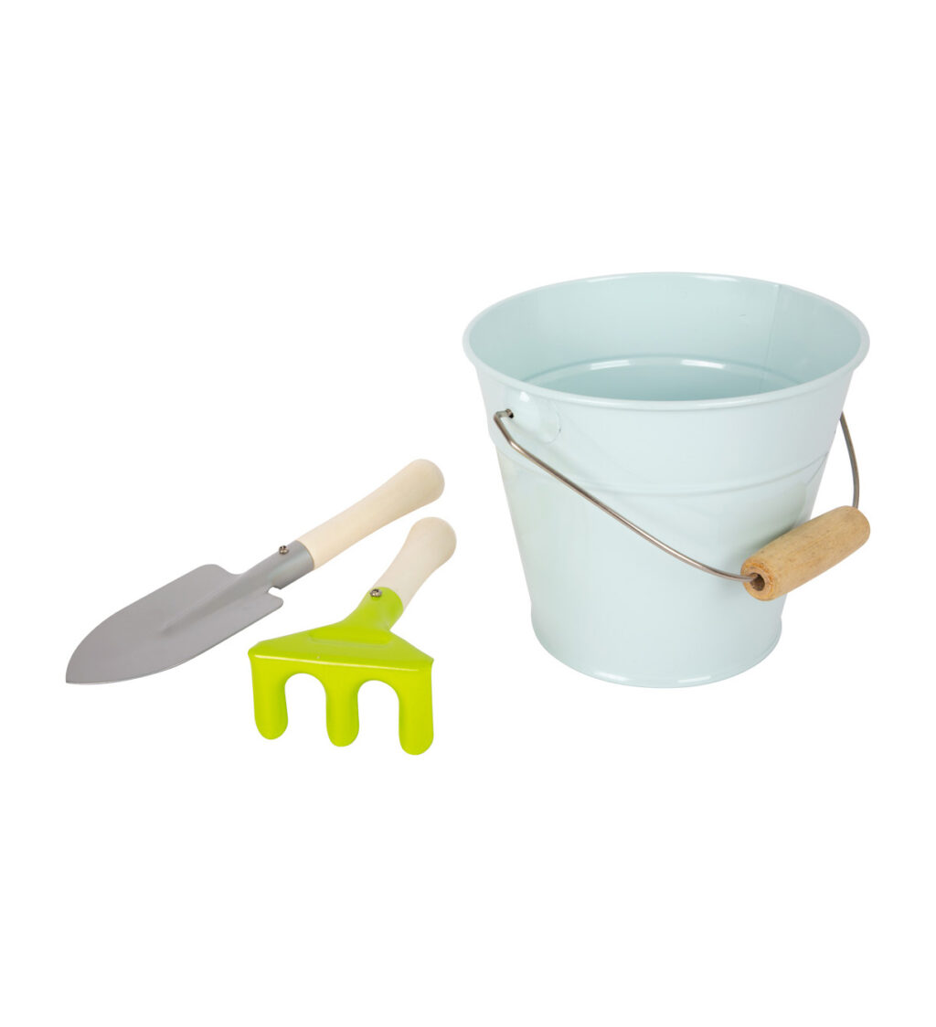 Eimer und Spaten für Kind
