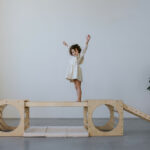 Indoor-Kletterset aus Holz