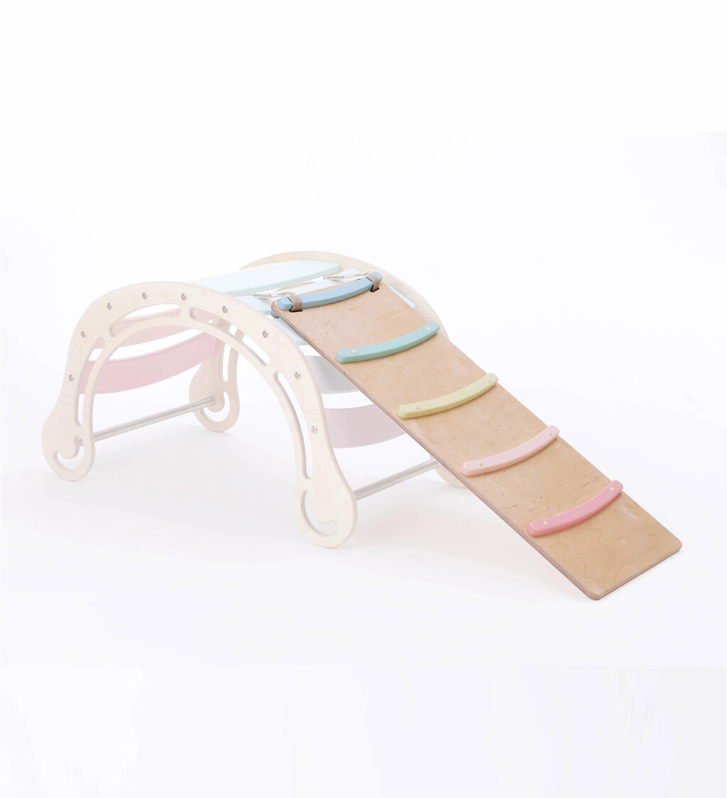 Kletterpanzer Montessori Rocker Pastell