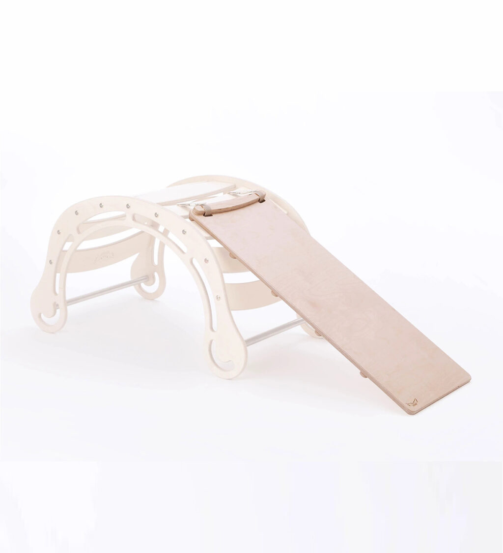 Waldorfwippe mit Rutsche Waldorfwippe mit Rutsche