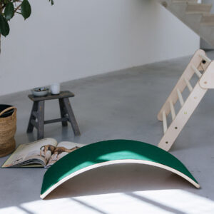 Balance board met vilt groen