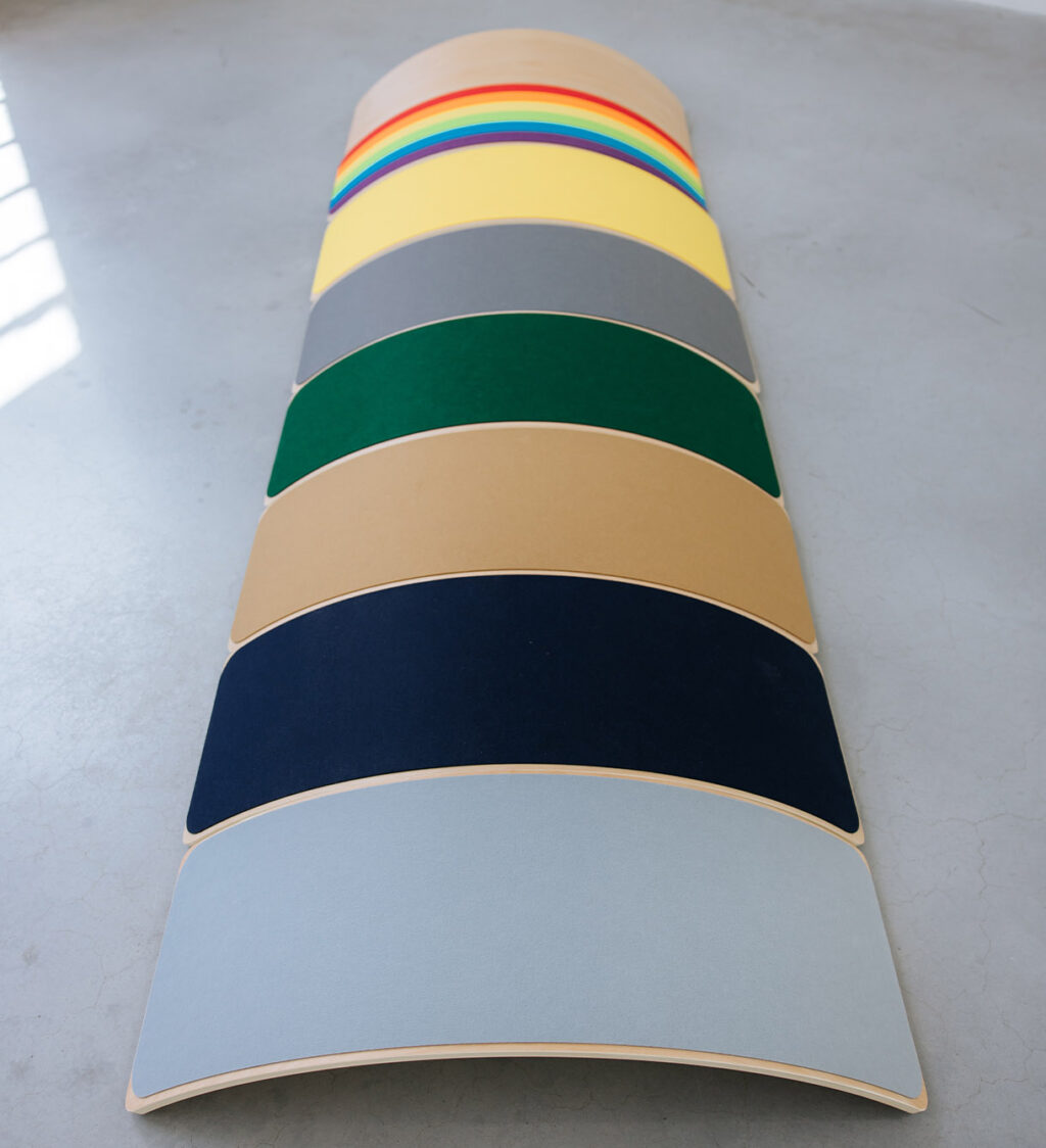 Balance Boards von Jindl mit Filz Balance Board  aus Holz Jindl® mit Filz blau - Image 7