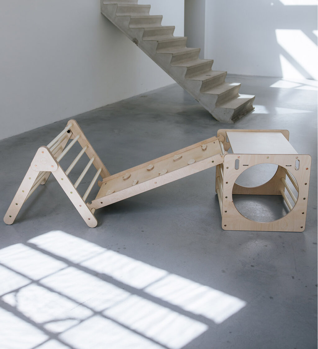 Jindl Pikler mit Kletterwürfel Jindl Pikler mit Kletterwürfel