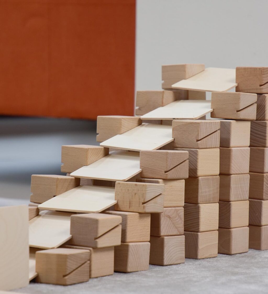 Nur blockiert intelligente Liniendetails Just Blocks Smart-Lines-Atmosphäre