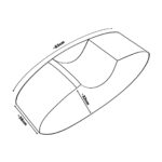 Schaumstoffwippe einzeln Abmessungen