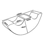 Schaumstoffwippe mit Abmessungen