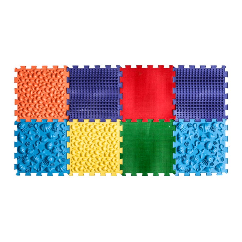 Sensorische Spielzeugmatten im 8er-Set Sensorische Spielzeugmatten im 8er-Set