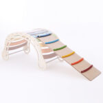 Aufstiegsrampe für XXL Waldorf Rocker Regenbogenfarben