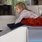 Foam blokken blauwe grijs wit glijbaan