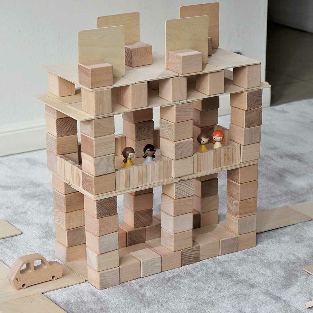 Houten blokken van Just Blocks