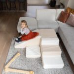 Jindl foam blokken in wit en beige