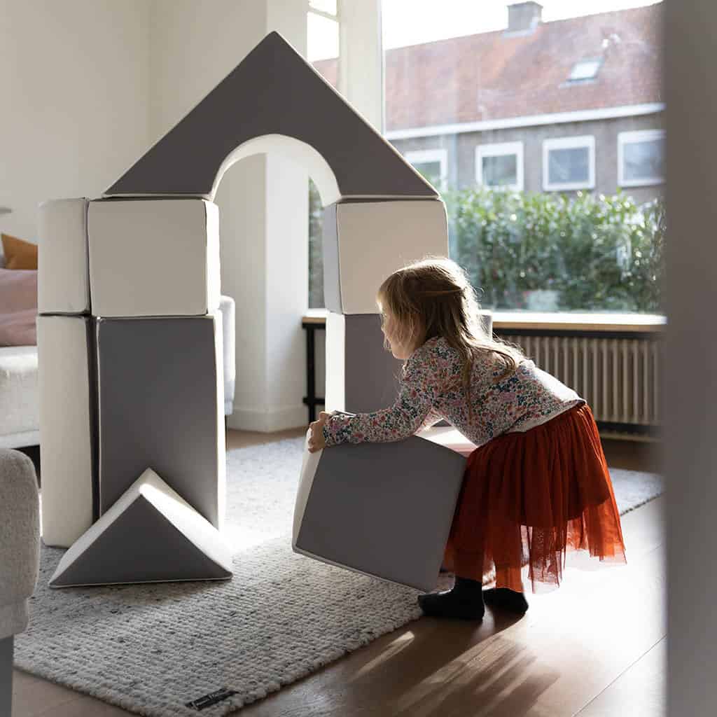 Kasteel bouwen Jindl foam blokken