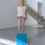 Balance board van Jindl met vilt hemelsblauw Jindl