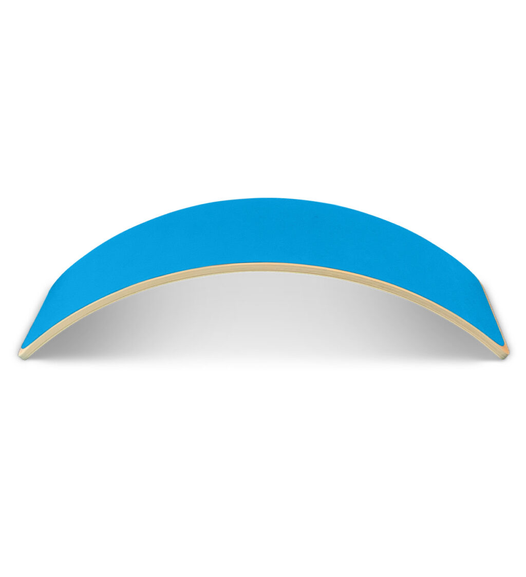 Jindl® Balance Board aus Holz mit Filz himmelblau Balance Board aus Holz mit Filz himmelblau