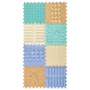 Sensorische structuurmat pastel set van 8
