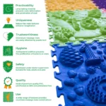 Structuurmatten 8 delig Ortonature USP