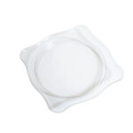 Transparante lichtschaal bij lichtbak