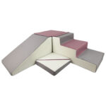 Foamblokken glijbaan paars