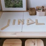 Houten blokjes Jindl letters