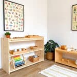 Speelgoedkast voor kinderen Manine naturel