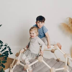 Klimkoepel klimdome hout Jindl